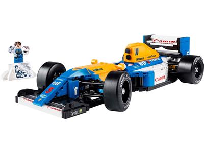 Image of the LEGO Williams Racing FW14B & Nigel Mansell