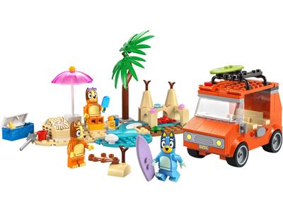 Image of the LEGO Bluey's Beach & Family Car Trip