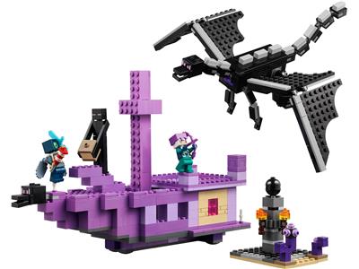Image of the LEGO The Ender Dragon and End Ship