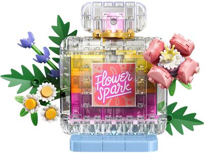Image of the LEGO Floral Decor Perfume Bottle