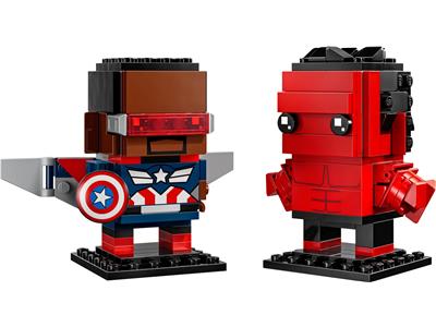 Image of the LEGO Captain America & Red Hulk Figures