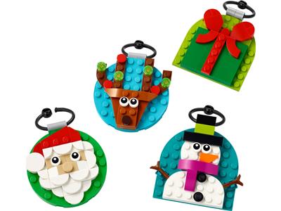 Image of the LEGO Christmas Ornament Selection