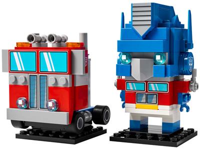 Image of the LEGO Optimus Prime Robot & Vehicle