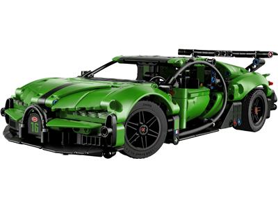 Image of the LEGO Green Bugatti Chiron Pur Sport Hypercar