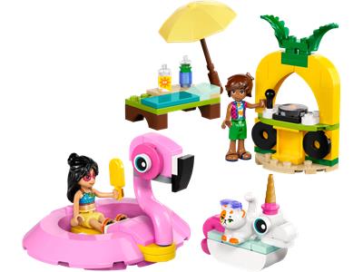 Image of the LEGO Unicorn & Flamingo Pool Party