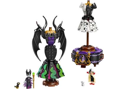 Image of the LEGO Maleficent's and Cruella de Vil's Dresses