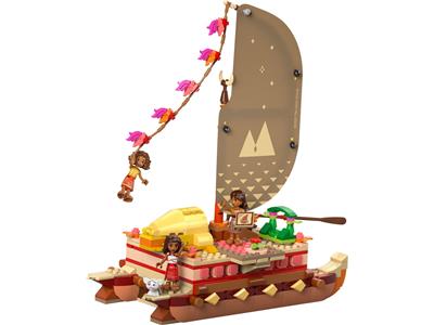 Image of the LEGO Moana's Adventure Canoe