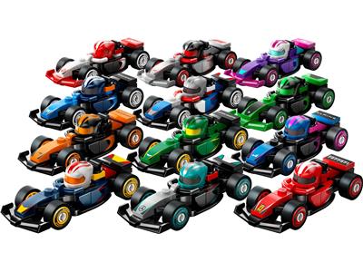 Image of the LEGO F1 Collectible Race Cars 6 Pack