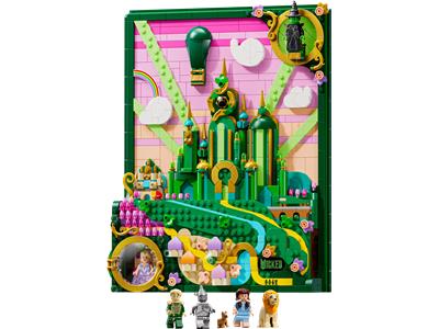 Image of the LEGO Emerald City Wall Art
