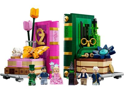 Image of the LEGO Glinda & Elphaba Bookends