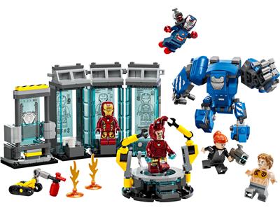 Image of the LEGO Iron Man's Hall of Armor