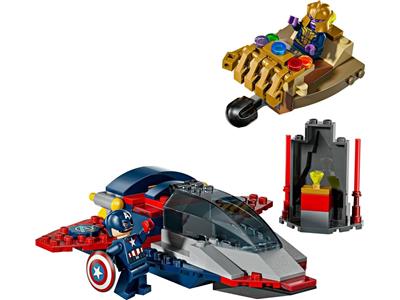 Image of the LEGO Captain America vs. Thanos