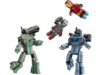 Image of the LEGO Iron Man & War Machine vs. Hammer Drones