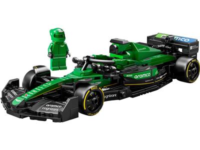 Image of the LEGO Aston Martin Aramco F1 AMR24 Race Car