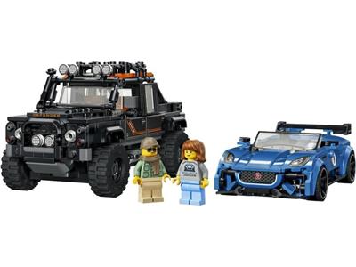 Image of the LEGO Jaguar Project 7 & Land Rover Defender